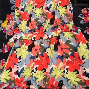 Lane Bryant size 22 tank & swim skirt bathing suit floral